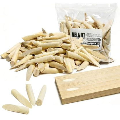 200 Pcs Solid Wood Pocket Hole Plugs, Pine Wood Plugs for Pocket Hole Jig Accessories