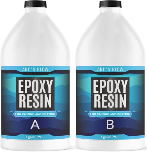 Crystal Clear Epoxy Resin 2 Gallon - Food Safe, UV Resistant, Bubble Free - size: 2 Gallon