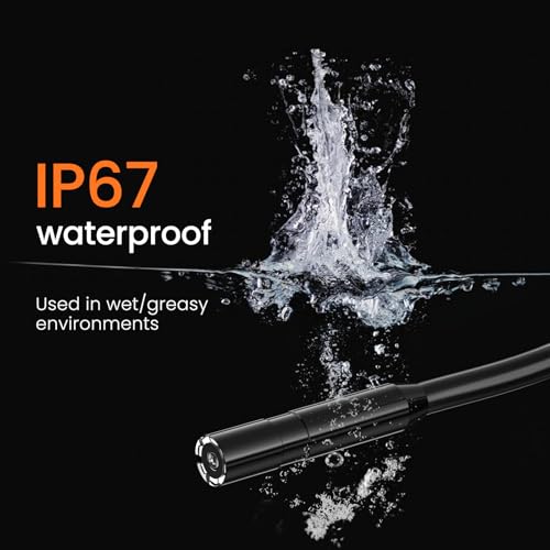 BlueSwan Endoscope Camera with Light 4.3" IPS 1080P Borescope