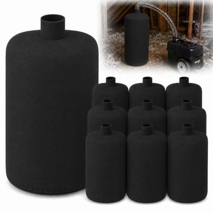 Pangda 10 Pack Insulation Removal Vacuum Bags Heavy Duty 75 Cu ft,Black - color: Black