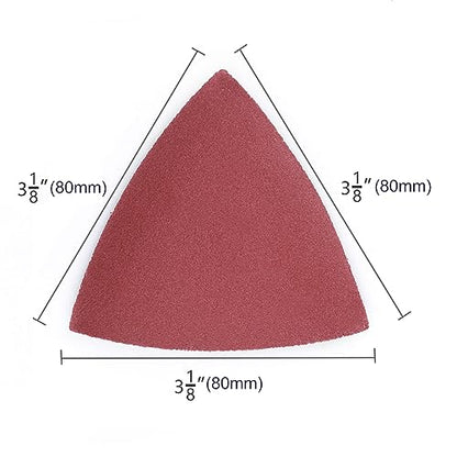 180PCS Oscillating Tool Sanding Pad, Detail Sander Sandpaper, 40-240 Grit