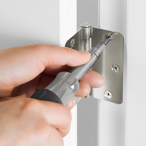 Cauldham Satin Nickel Wood Screws #9 x 1 Inch for Door Hinges - 25 Pack - color: Satin Nickel