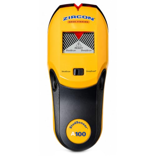 Zircon® StudSensor™ A100 Stud Finder w/Live Wire Detection - size: Edge Finding