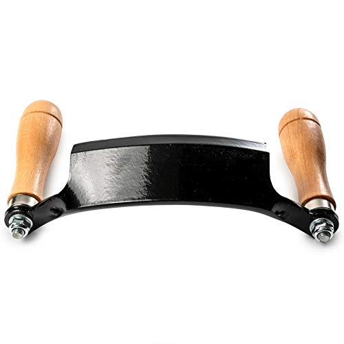 Draw Knife 5" Curved Draw Shave Woodworking Tool (Curved-5 inches) - size: 5"