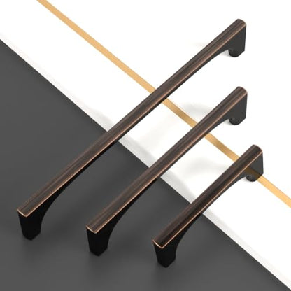 Asidrama 10 Pack 3 Inch(76mm) Oil Rubbed Bronze Cabinet pulls Kitchen Cabinet Handles, Cabinet Pulls Kitchen Cabinet Hardware for Cupboard Drawer Pulls 2321 - color: Oil Rubbed Bronze, size: 3" Hole Center, style: 10 Pack