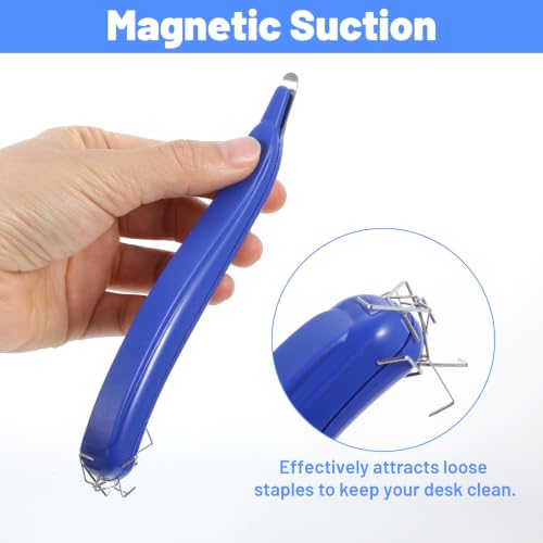 24 Pcs Magnetic Staple Remover Bulk, Stapler Remover Tool, 4 Colors, 6.1"