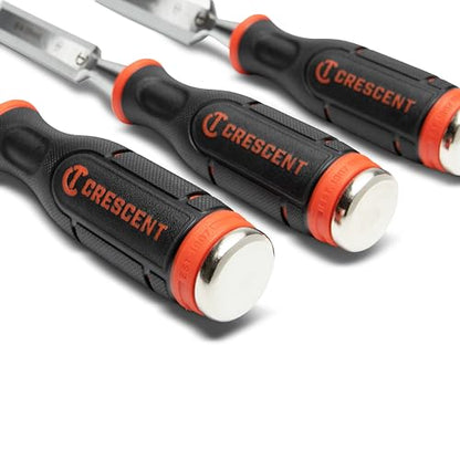 Crescent 3 Piece Wood, 1/2", 3/4", 1" Chisel - CWCHS3 - style: 3 Piece