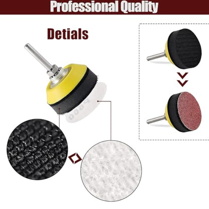 244Pack 2inch Sanding Discs Pad Variety Kit - style: Professional Master Kit