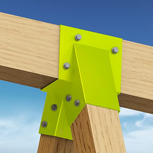 Highpro Swing Set Middle Bracket - Wooden A-Frame Hardware Parts With All Mounting Hardware - color: 90° A-frame Swing Set Bracket