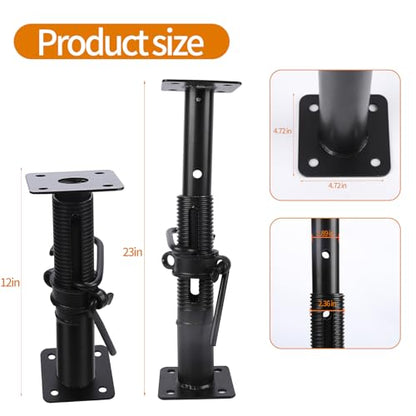 House Floor Jack Post, 12"-23" Height Range