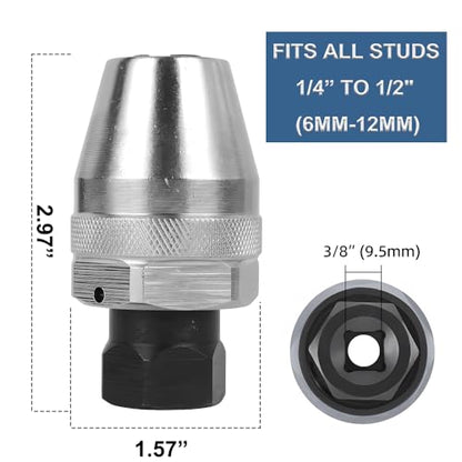 Damaged Bolt and Stud Extractor Tool 3/8" Drive Broken Stud Remover