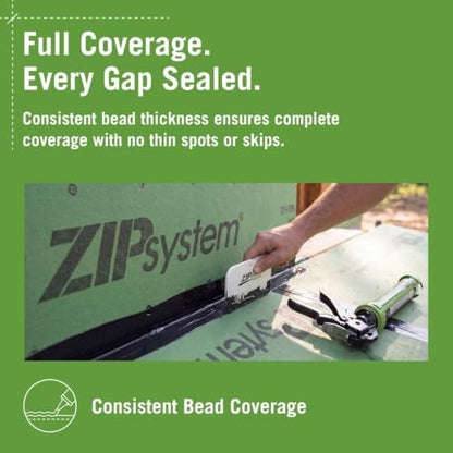 ZIP System Liquid Flash Cartridge Applicator, Caulk Gun, 10.3 oz Cartridge