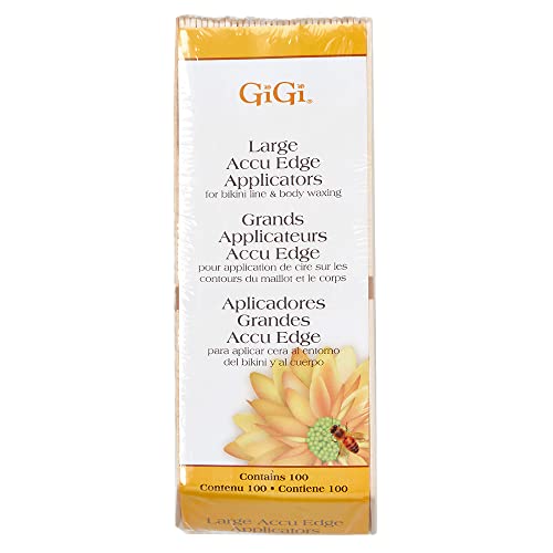 Gigi Accu Edge Wax Spatulas, 100 applicator - color: Accu Edge, size: 100 Count (Pack of 1)