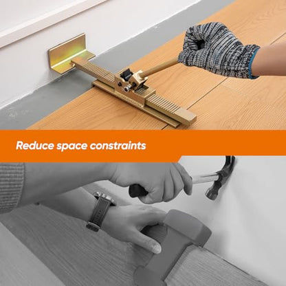 Hardwood Flooring Jack (Wood-Specific, Not for Vinyl/Plastic)