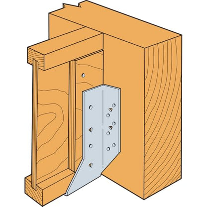 Simpson Strong-Tie HU3511 HU Heavy Face-Mount Joist Hanger - for 2-5/16 in. x 11-7/8 in. Engineered Wood, 14-Gauge Zinc Galvanized Steel, Versatile Joist Fit, Designed for Demanding Loads