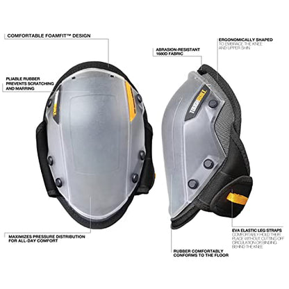 ToughBuilt - FoamFit Non-Marring Knee Pads, Adjustable Straps, TB-KP-203R