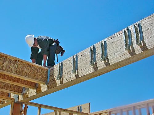 Simpson Strong-Tie LUS ZMAX Galvanized Face-Mount Joist Hanger for 2x8 (Pack of 50) - size: 50 Pack