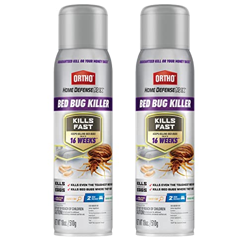 Ortho Home Defense Max Bed Bug Killer, Aerosol, 18 oz. (2-Pack) - color: Aerosol (2-pack)