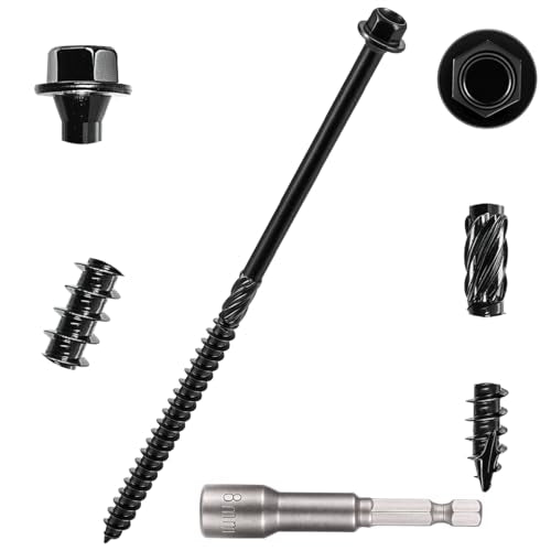 50 PCS #14 x 6” Wood Structural Screws Heavy Duty Hex Head Screws - size: #14x6"