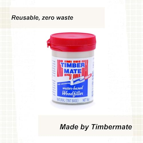 Timbermate Wood Filler, Water Based, 8Oz, Natural