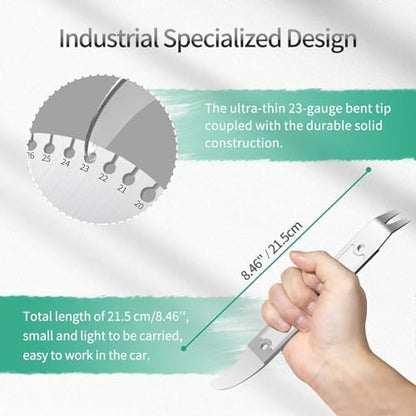 1PCS 4140 Steel Pay Bar Tool,Multi-Function Trim Removal Tool - color: Silvery, size: 1PCS