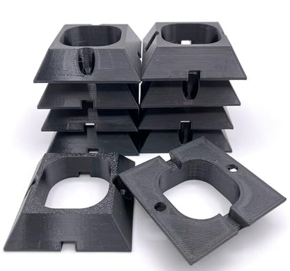 Mounting Brackets/Clips 200FT Set fits Govee PRO Permanent Outdoor Lights (120 Mounts for Set +2 Free, Black) - size: 200FT String Set-122 Mounts (120 Mounts+2 Free), style: Black