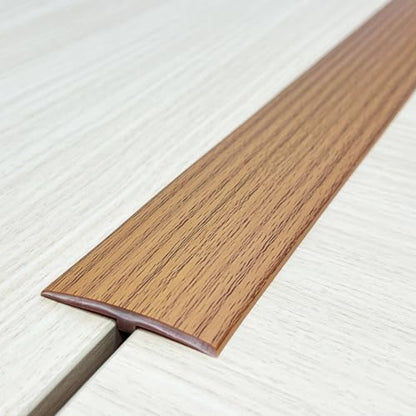 T Molding Flexible Self Adhesive Floor Transition Strip - color: Wood Grain B, size: T Molding 9.84ft