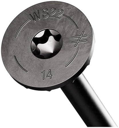 Simpson Strong-Tie SDWS22500DB Strong-Drive SDWS Timber Screws (Exterior Grade), 0.220 Inch x 5 Inch, Double-Barrier Coated, Washer Head, Sawtooth Point, Tan (Pack of 600)