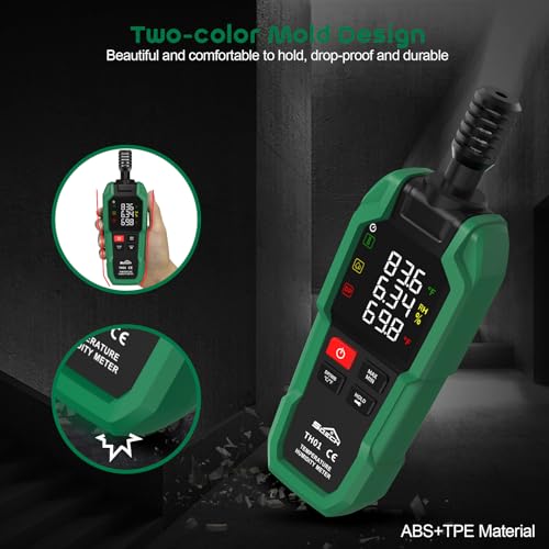 SQECH Temperature Humidity Meter Digital Hygrometer Psychrometer HVAC