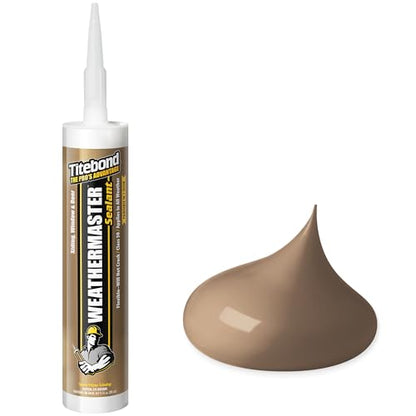 Titebond WeatherMaster Sealant Polymer Caulk, Brown – 44311, 9.5 Oz. - size: 1 Count, style: 44311, Brown