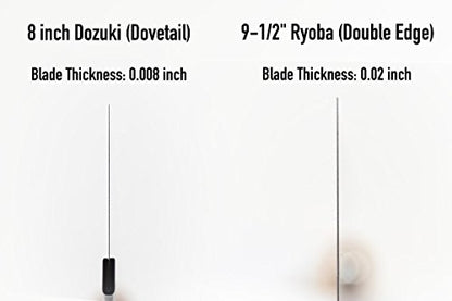 SUIZAN Dozuki Dovetail Saw 8" Cross Cut - Japanese Pullsaw Hand Saws