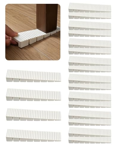 20 Pack White Plastic Leveling Shims – Heavy Duty Wedges for Furniture