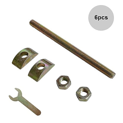 12Pcs Countertop Connector Bolts, M8x120mm Joint Fasteners Drawbolt