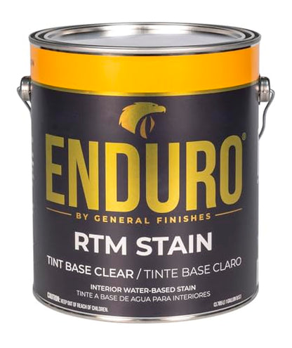 General Finishes Enduro RTM Water Based Wood Stain, 1 Gallon, Tint Base Clear - color: Tint Base Clear, size: 1 Gallon