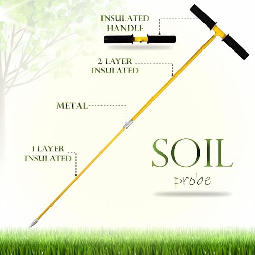 FEBTECH Metal Ground Probe with T-Handle - 36-Inches Long