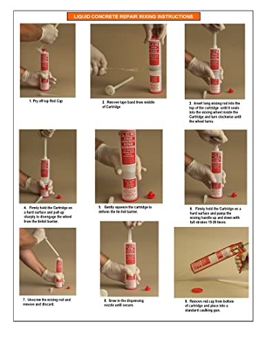 POLYGEM EPOXY LCR Injection Epoxy Part A Resin and B Hardener with 7 Ports for Repair of Concrete Foundation Cracks, Use Paste Vertical Cracks or Alone on Horizontal Surfaces