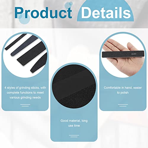Honoson 60 Pcs Sanding Sticks for Plastic Models and Sanding Twigs, Style 1 - style: Style 1