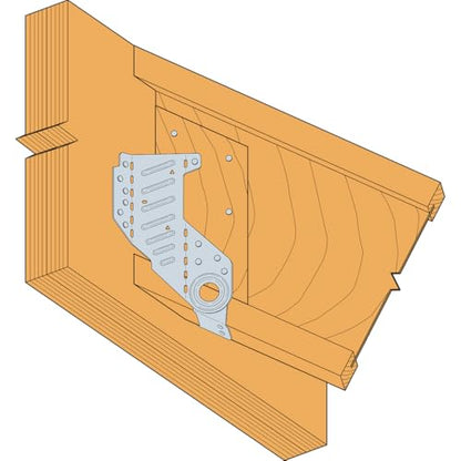 Simpson Strong-Tie LSSR2.56Z LSSR Light Field-Adjustable Rafter Hanger for 2-1/2 in. Engineered Wood (Pack of 25)