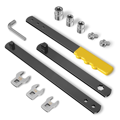 11-Piece Serpentine Belt Tool Kit with Sockets and Wrenches