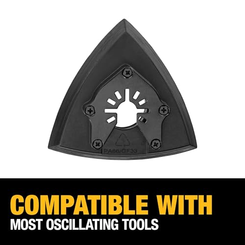 DEWALT Sanding Pad For Oscillating Tool (DWA4200), Black