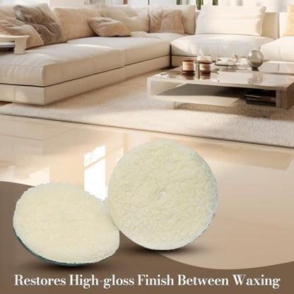 Koblenz 45-0102-9 Lambswool Pads with Foam Backing - size: No Size