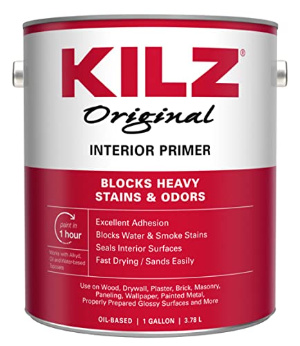 KILZ Original White Flat Oil-Based Primer 1 Gal. - Total Qty: 4