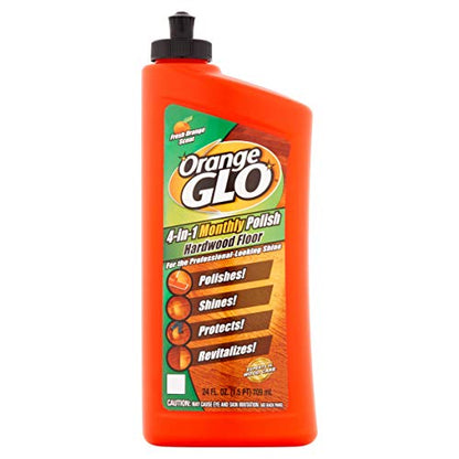 ORANGE GLO Hardwood Floor 4-in-1 Monthly Polish, 24 fl. oz. (3 Pack)