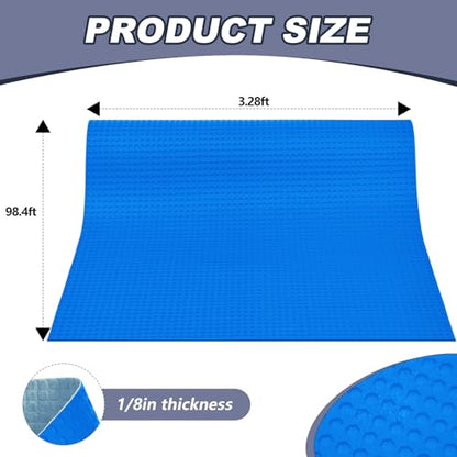 Drydiet 323 Sqft Uncoupling Membrane for Tile 1/8''(3mm), Blue - color: Blue, size: 323 Sqft
