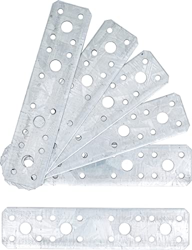 BGS Diy 80795 | Flat Steel Connector Set | 200 x 60 x 2 mm | 4 pcs.