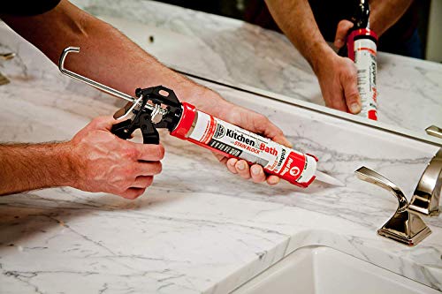 Red Devil 0757 Kitchen & Bath Stain Block Sealant, 12-Pack, Clear, 12 Pack - color: Clear, size: 12 Pack, style: 10.1 oz.