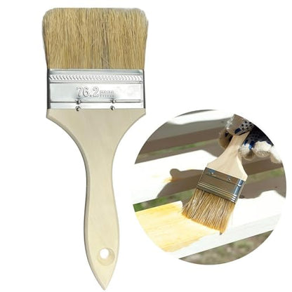 Deck Stain Brush Set - 59in Long Handle Floor Paint Applicator with Gloves