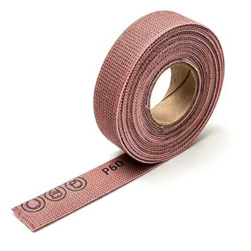 60 Grit Hook & Loop Plumber's Open Mesh Sanding Cloth Roll 1" x 5.5 Yard - size: 60 #