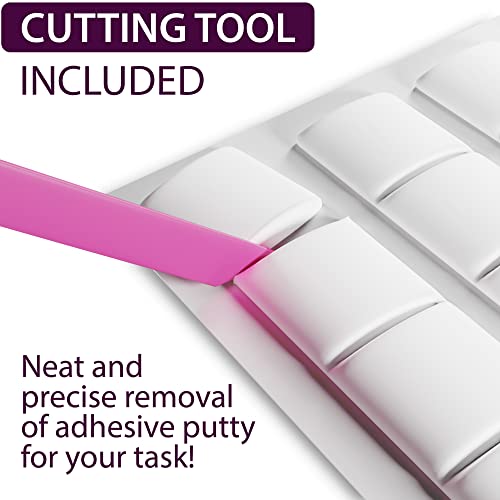 GreenFix Mounting Putty 500PCs, White, Removable & Reusable, Non Marking