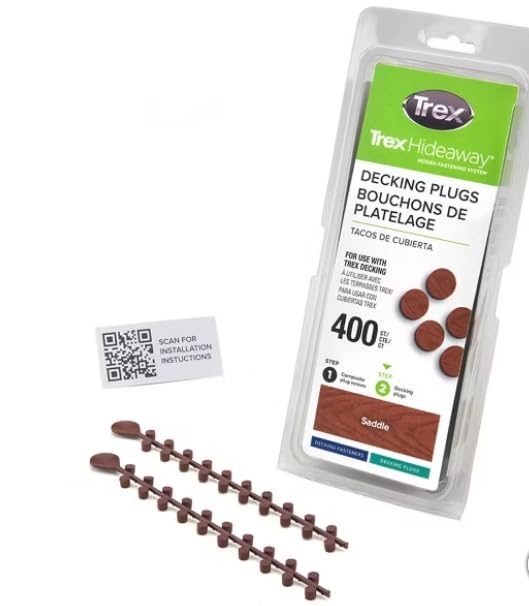 Trex Decking Plugs (400ct) (Saddle 400ct) - color: Saddle 400ct